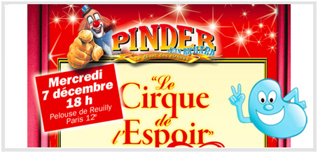  Représentation exceptionnelle du cirque Pinder au profit de Renaloo !